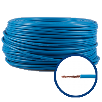 Cablu electric MYF (H05V-K) 2.5 mmp, izolatie PVC, albastru