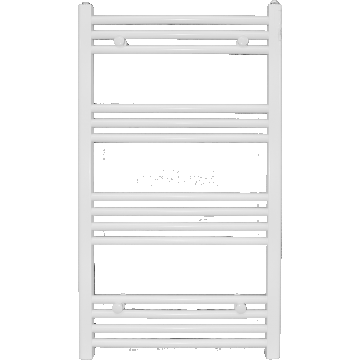 Calorifer baie Hirapan, portprosop, alb, drept, 500 x 1000 mm