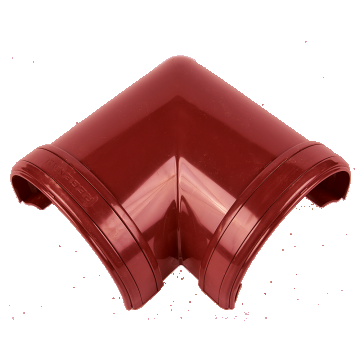Coltar exterior pentru jgheab PVC, Regenau, diam. 125 mm, rosu RAL 3011