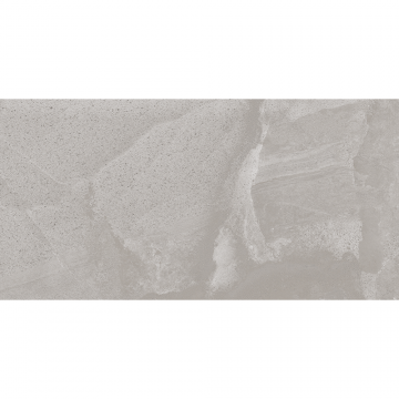 Faianta baie rectificata Ateler Gris, gri, mat, aspect de beton, 60 x 30 cm