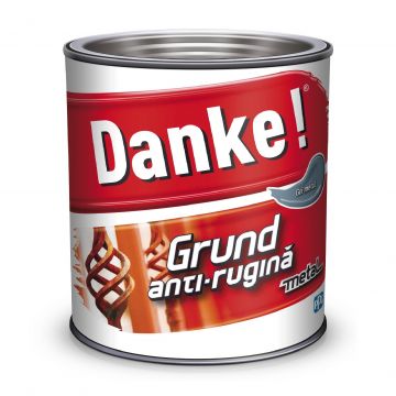 Grund metal anti-rugina Danke, interior/exterior, gri, 2.5 l
