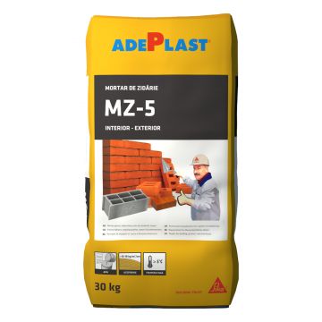 Mortar pentru zidarie Adeplast MZC 50, interior/exterior, 30 kg