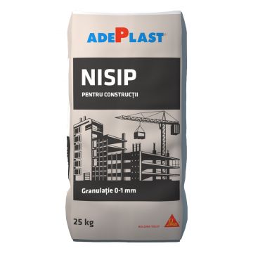 Nisip pentru constructii, Adeplast, interior / exterior, 25 kg