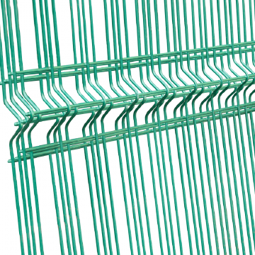 Panou gard bordurat zincat, plastifiat, verde, RAL 6005, 1700 x 2000 mm