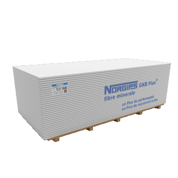 Placa gips carton Norgips GKB Plus,12.5 x 2600 x 1200 mm