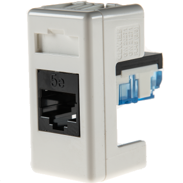 Priza date RJ45 Cat 5E UTP SYSTEM alb, Gewiss GW20271, 1 modul