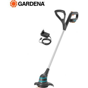 Trimmer de Tuns Iarba / Gazon SmallCut Li-23R Diametru Taiere 23CM cu Incarcator Inclus Negru/Albastru