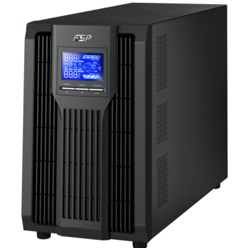 UPS Champ Tower 3K 3000VA/2700W 4 prize IEC LCD Display Negru