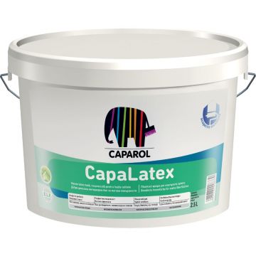 Baza de colorare Caparol CapaLatex B1, interior, alb, 2.5 l