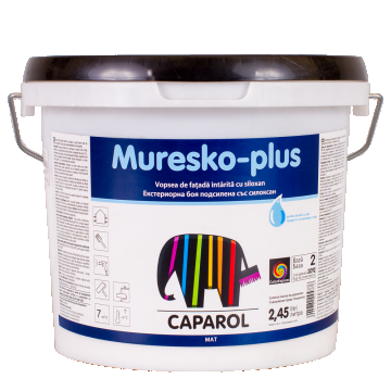 Vopsea lavabila exterior Capamix Muresko, Baza2, 2.45 l