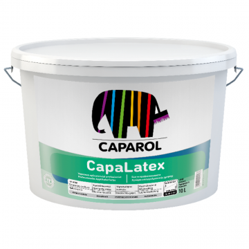Vopsea lavabila interior Caparol CapaLatex B1, alb, 10 l