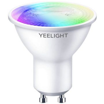Bec W1, RGB, 350 lm, GU10, Control vocal, WiFi, Alb