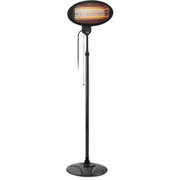Incalzitor Terasa Infrarosu Quartz IPX4 2000W Exterior Negru