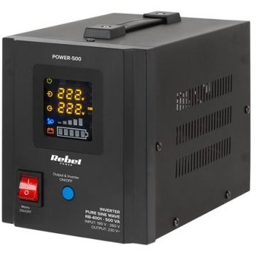 UPS Centrale Termice Sinus Pur 500VA 300W 12V Negru