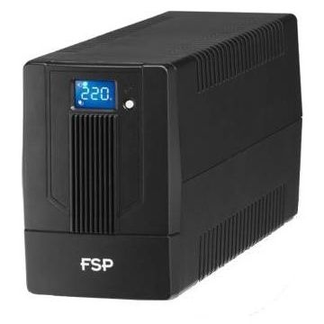 UPS PPF12A1600 Line Interactive cu Management 2000VA 1200W AVR 2 x IEC 2 x Schuko LCD 2 x Baterie 12V/9Ah Negru