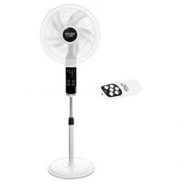 Ventilator de camera AD 7328 Fan 40cm Stand with Remote Control  White