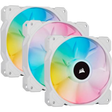 Ventilator iCUE SP120 RGB ELITE White Performance 120mm Triple Fan Kit