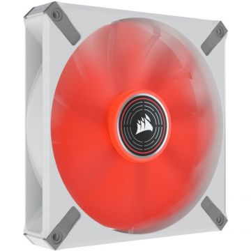 Ventilator pentru carcasa ML140 LED Red ELITE WHITE 140mm Single Pack