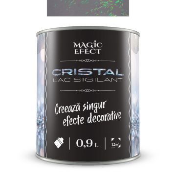 Lac sigilant Magic Efect Cristal, argintiu stralucitor, 0.9 l