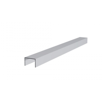 Profil aluminiu ER 4595 U/18x14mm, anodizat mat, 3 m