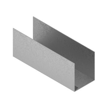 Profil UW Nida Metal, pentru gips-carton, 120 x 75 x 120 x 3000 x 1 mm