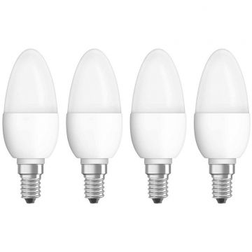 Set 4 becuri LED 5W E14 B40 4000K lumina neutra 470 lumeni A++ Set 4 becuri LED 5W E14 B40 4000K lumina neutra 470 lumeni A++
