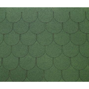 Sindrila bituminoasa forma solzi, verde, 2.5 mm