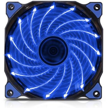 Ventilator pentru carcasa Polar Wind 120mm Blue LED