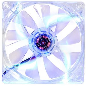 Ventilator pentru carcasa Pure S 12 LED 120mm Clear Blue LED
