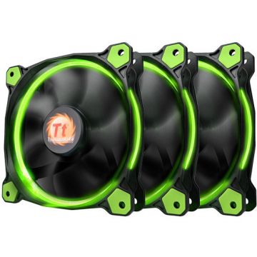 Ventilator Riing 12 High Static Pressure 120mm Green LED