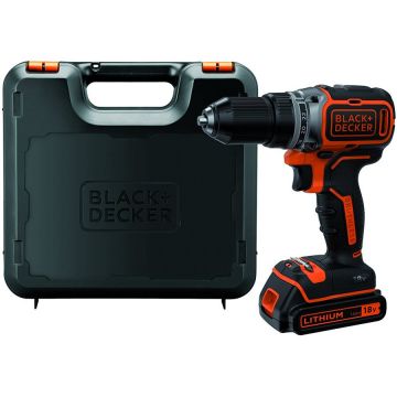 Black&Decker BL186K cordless screw driller + case + rechargeable battery 1.5Ah