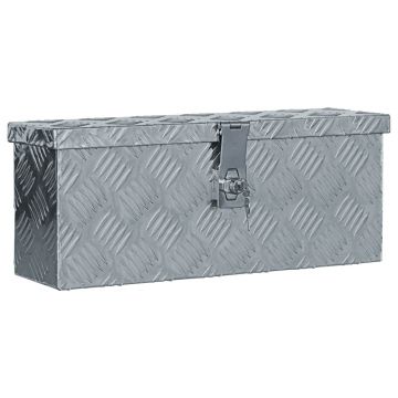 Cutie din aluminiu 485 x 14 x 20 cm argintiu