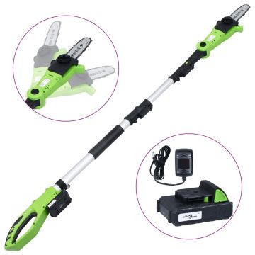 Fierăstrău telescopic fără fir cu acumulator 20V 1500mAh Li-ion