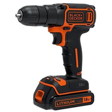 Masina de gaurit BDCDC18K-QWBlack + Decker BDCDC18K-QW 18 V Cordless Drill with Battery Charger 3 h