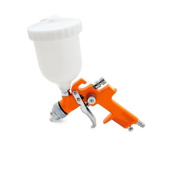Pistol de vopsit,vassuperior, plastic, pulverizator pentru compresor, 600 ml, 1.2-2 mm, Strend Pro