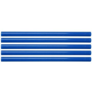 Baton silicon pentru pistol lipit, albastru, 24 buc, 7x100 mm
