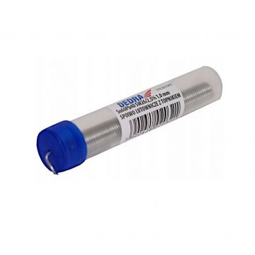 Cositor, fludor cu flux la tub, pentrupistol lipit, 1 mm/10 g, Dedra