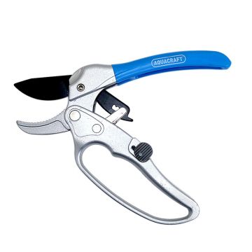 Foarfeca gradina, tip nicovala,cu clichet, pentru vita de vie, pomi, trandafiri, 12 cm, Aquacraft
