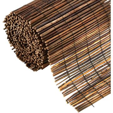 Gard gradina/paravan din rachita naturala, 5x1 m