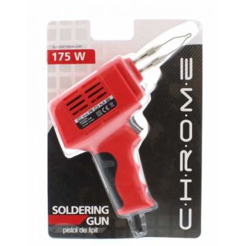 Pistol de lipit 175 W in blister, CHROME