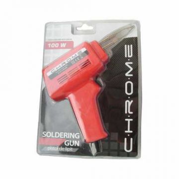 Pistol de lipit in blister, CHROME