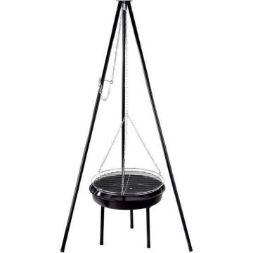 Gratar gradina, grillrotund, cu trepied, 51x32/66 cm, Bavaria