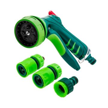 Pistol stropit gradina, cu accesorii, 7 moduri, 1/2