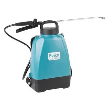 Pulverizator gradina, pompa de stropit, vermorel,electric, cu acumulator 2.5 Ah, incarcator10.8VLi-ion, 8 L, Evika