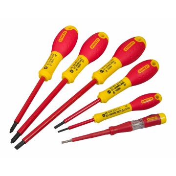 Set 6 surubelnite FatMax izolate 1000V, 0-65-441 Stanley