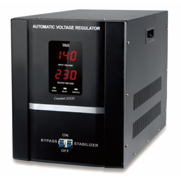 Stabilizator automat de tensiune Well Constant 5000VA cu servo motor