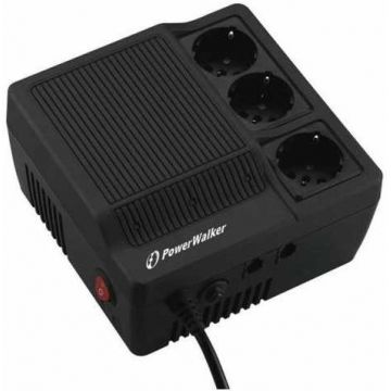 Stabilizator de tensiune 1200VA 720W, iesire 3xShuko, protectie modem, telefon Powerwalker