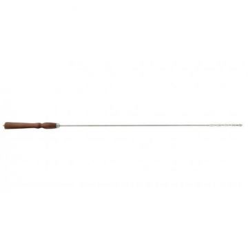 Tepuse frigarui, inox, maner lemn, 90 cm, Perfect Home