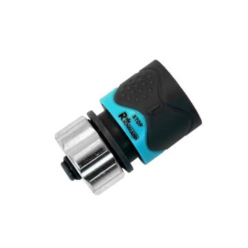 Cupla rapida, cu stop, ABS+ aluminiu, 1/2