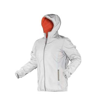 Geaca de lucru, reflectorizanta, alba, model REFLECTIVE,marimea XL/54, NEO